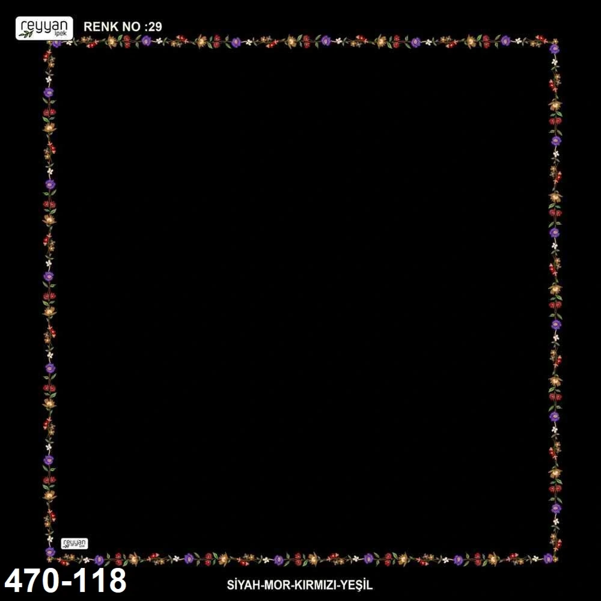 Reyyan İpek İçi Boş Desenli Oyalık Yazma 470-118
