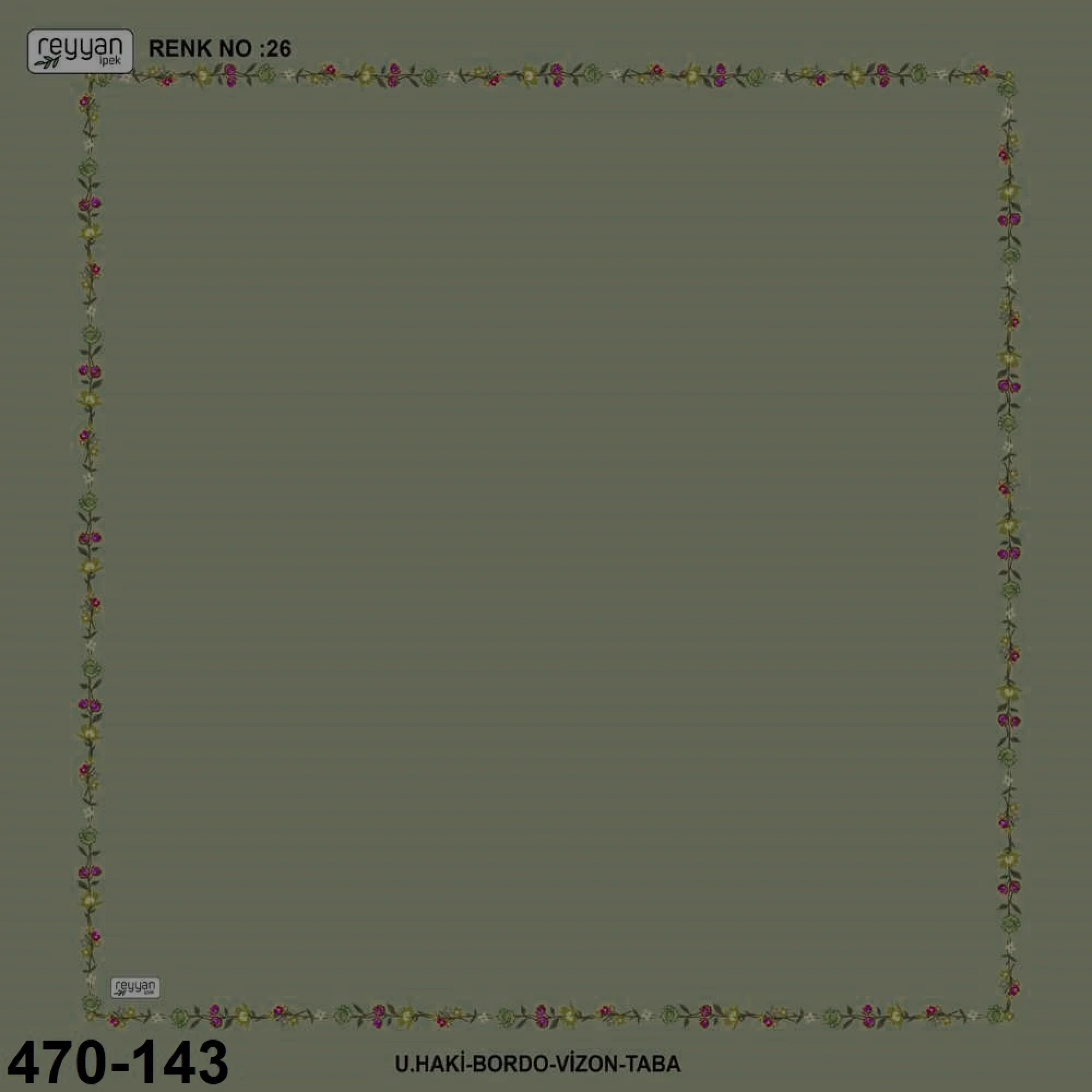Reyyan İpek İçi Boş Desenli Oyalık Yazma 470-143
