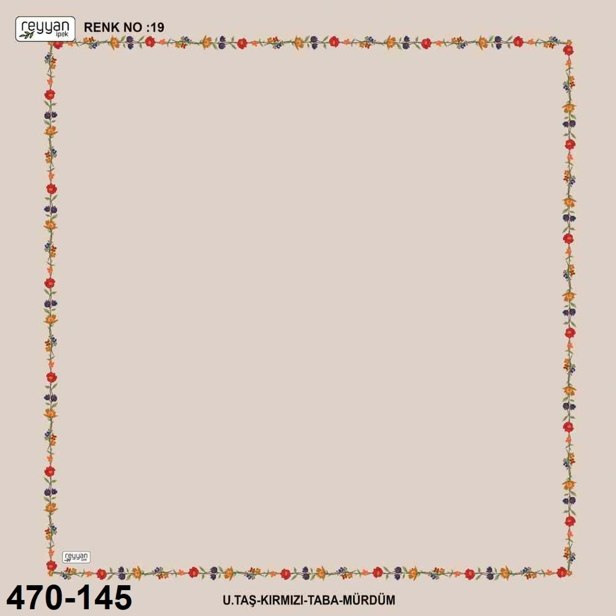 Reyyan İpek İçi Boş Desenli Oyalık Yazma 470-145