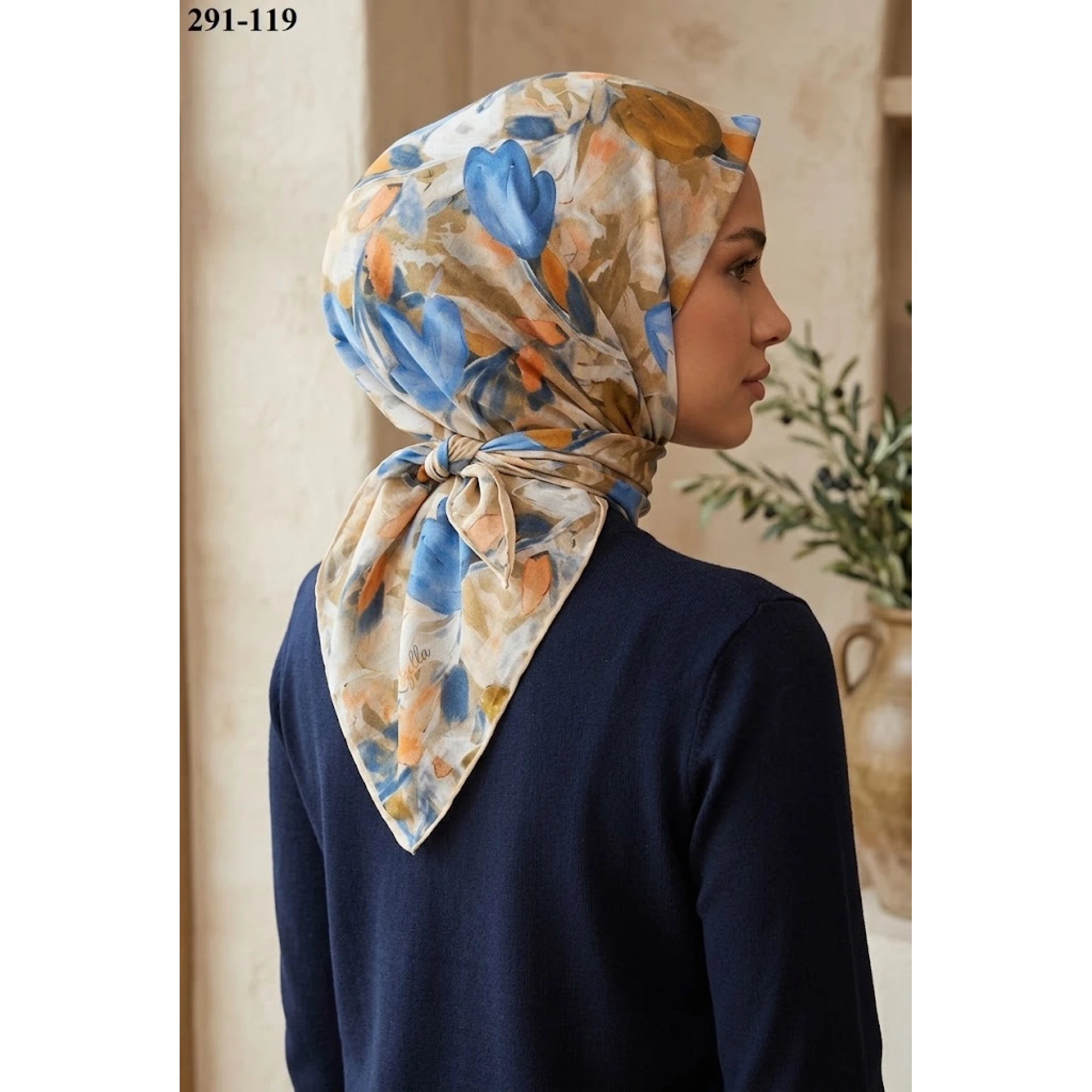 Rozella Soft Pamuk Eşarp 291-119