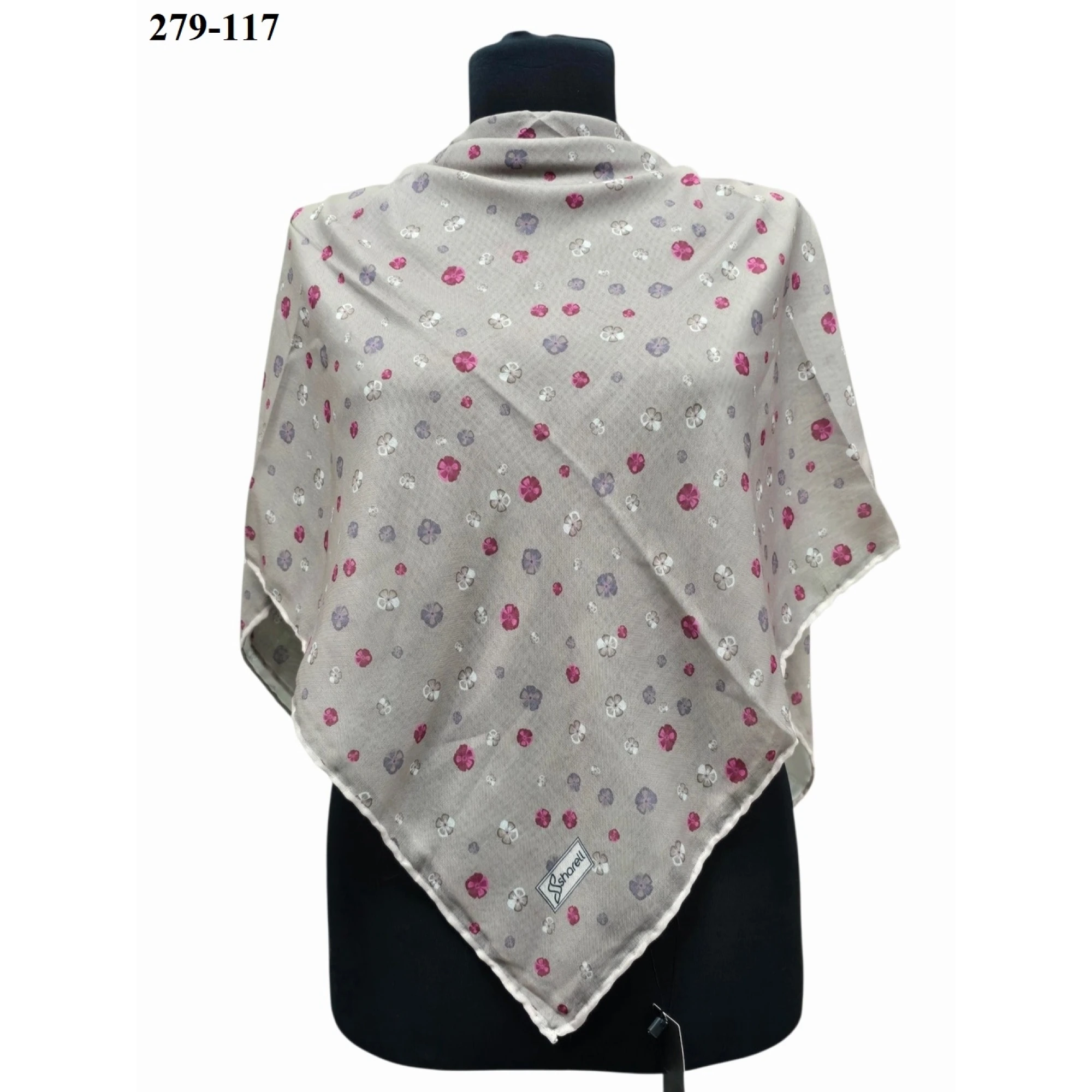Sharell Desenli Soft Pamuk Eşarp 279-117