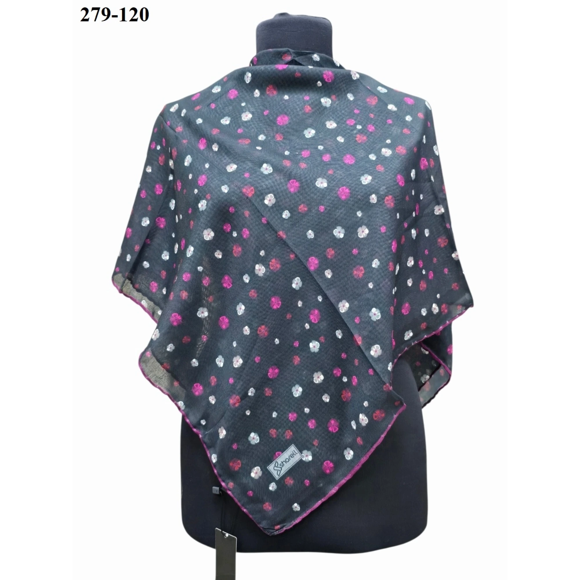 Sharell Desenli Soft Pamuk Eşarp 279-120