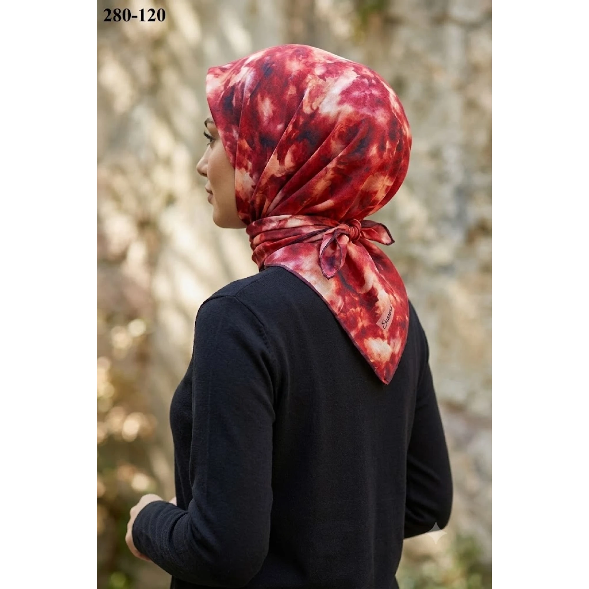 Sharell Desenli Soft Pamuk Eşarp 280-120