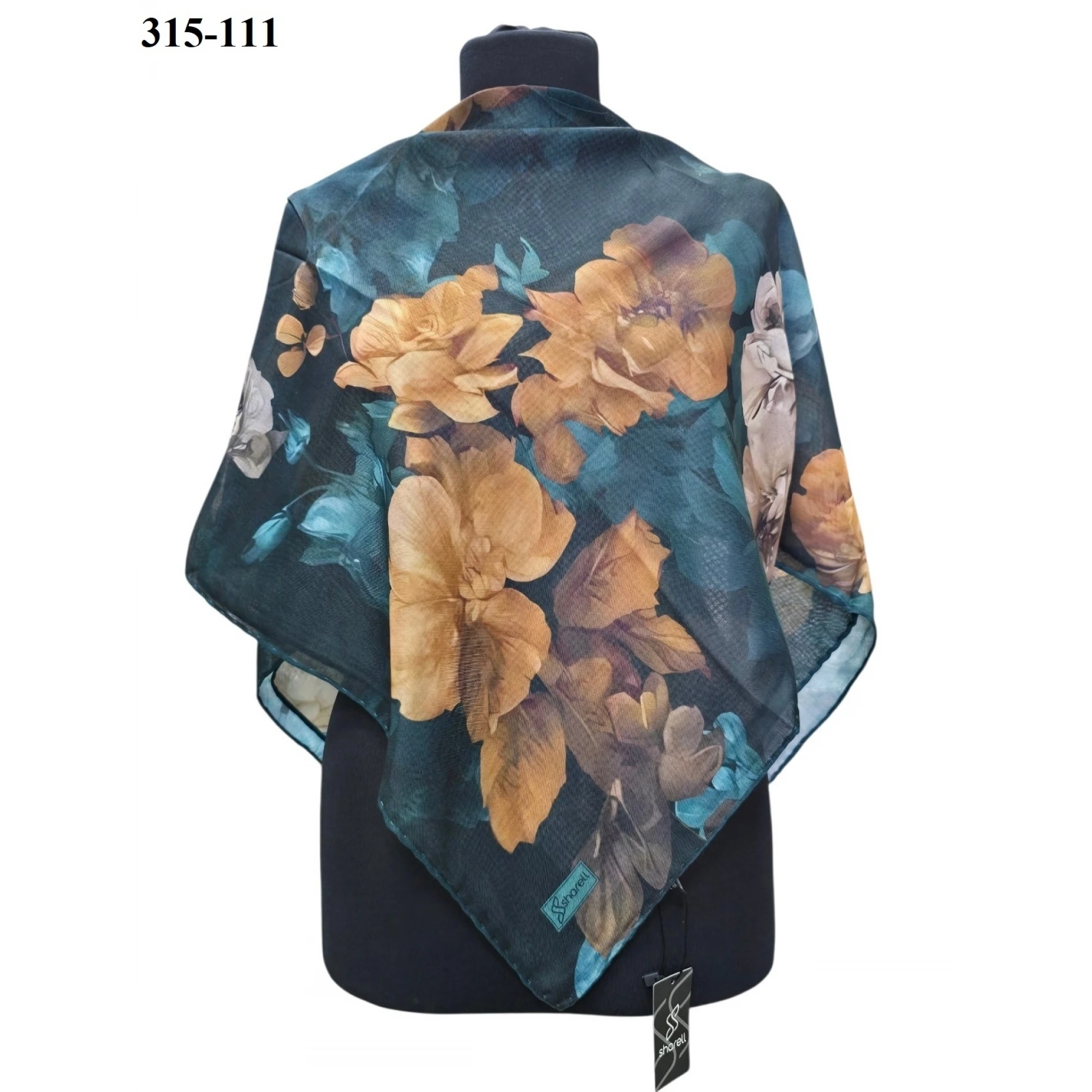 Sharell Desenli Soft Pamuk Eşarp 315-111