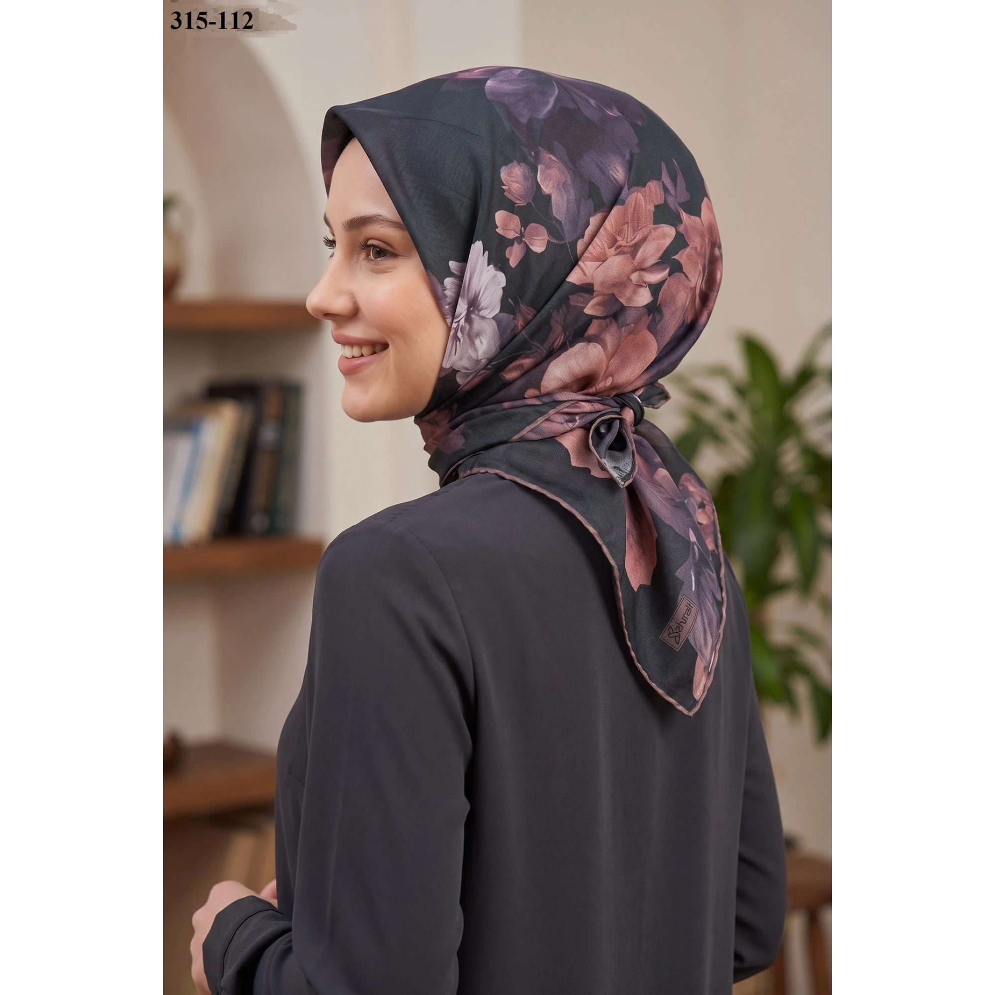 Sharell Desenli Soft Pamuk Eşarp 315-112