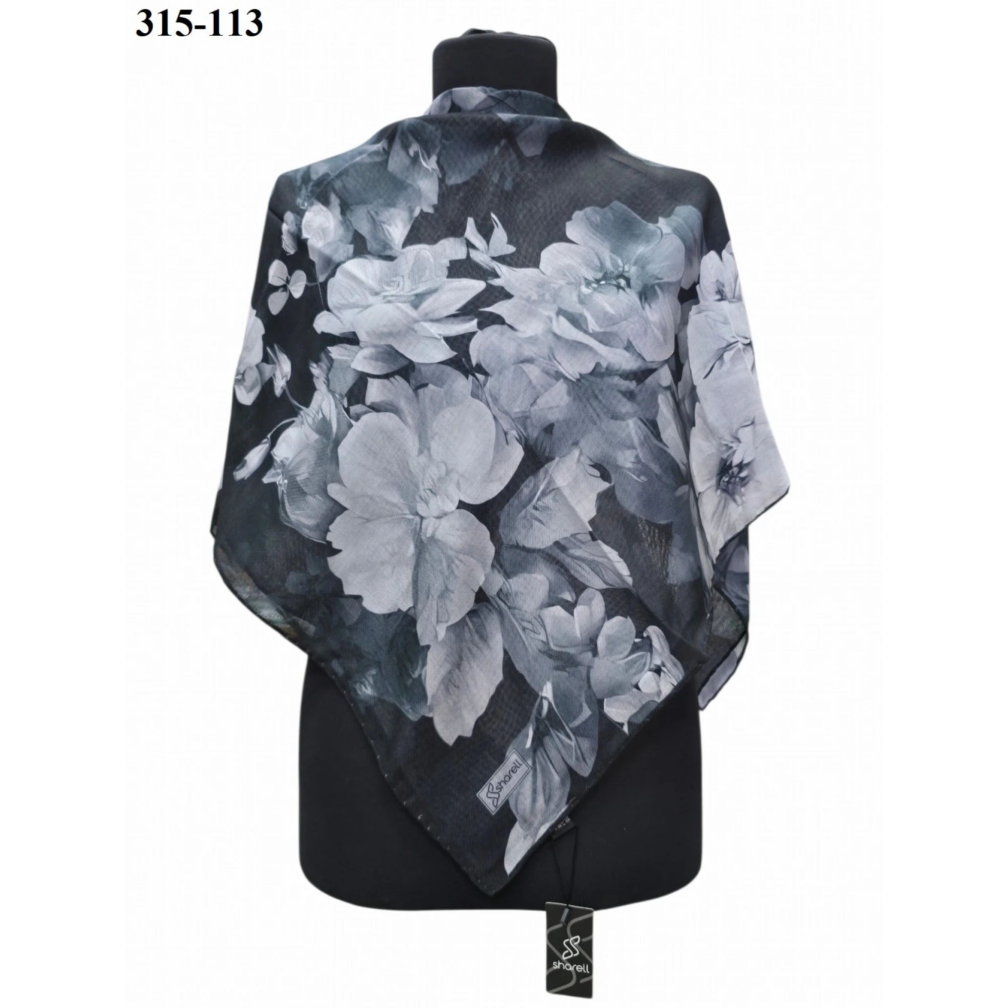 Sharell Desenli Soft Pamuk Eşarp 315-113