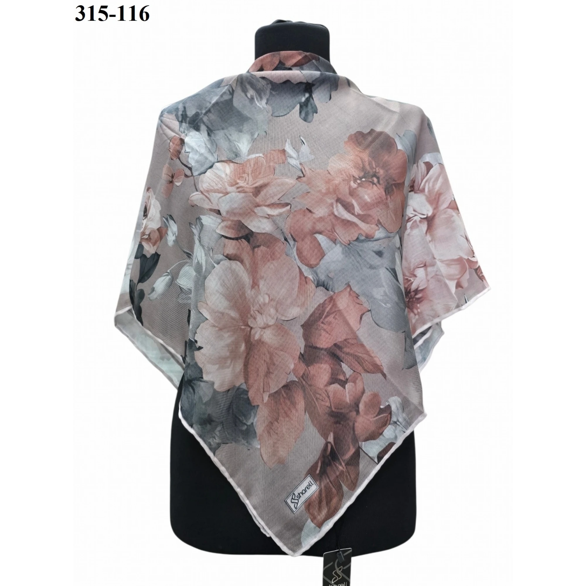 Sharell Desenli Soft Pamuk Eşarp 315-116