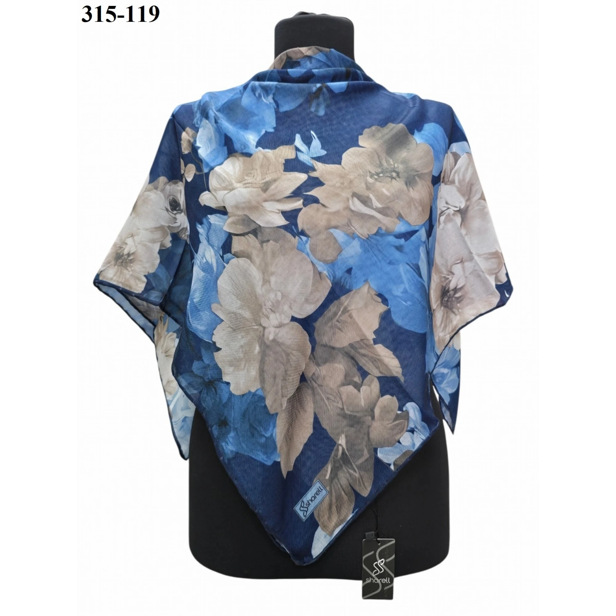 Sharell Desenli Soft Pamuk Eşarp 315-119