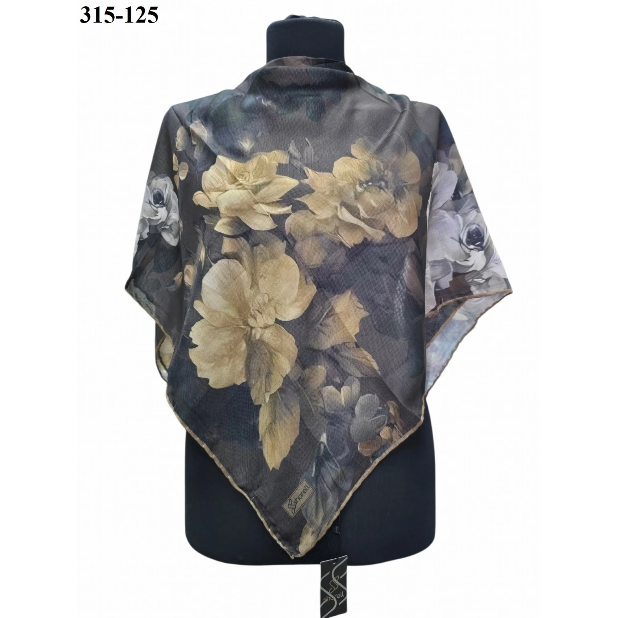 Sharell Desenli Soft Pamuk Eşarp 315-125