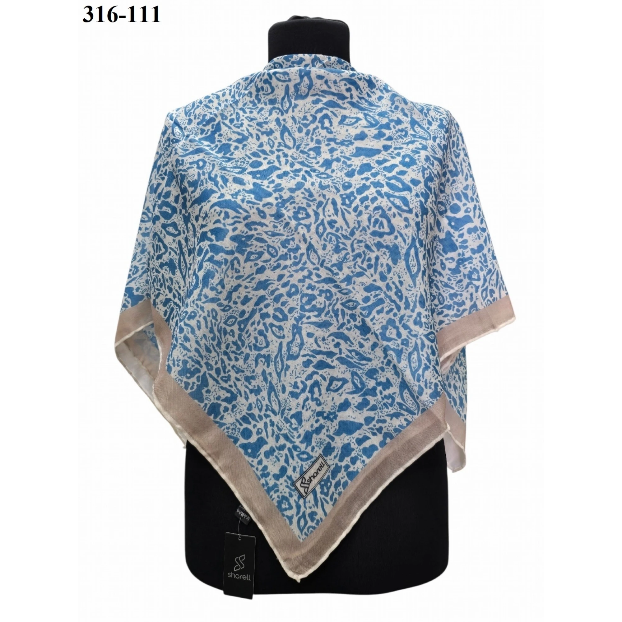 Sharell Desenli Soft Pamuk Eşarp 316-111
