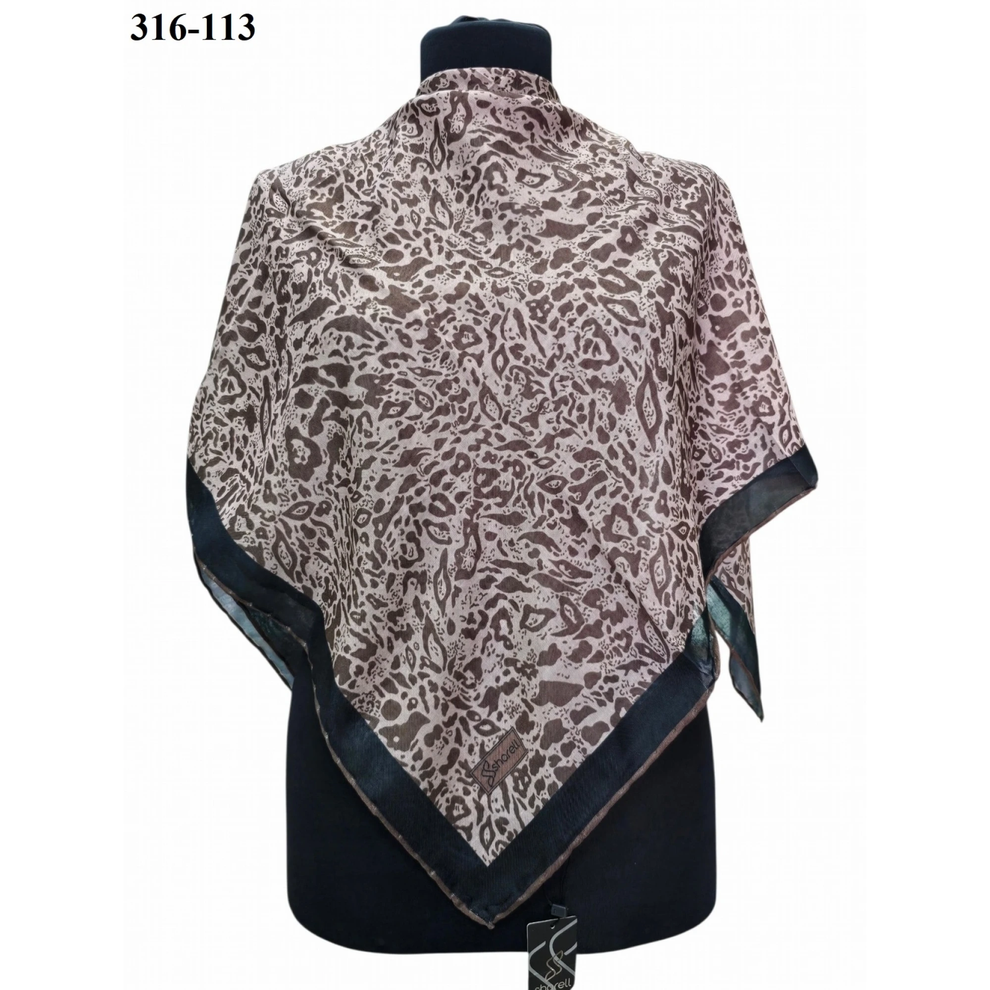 Sharell Desenli Soft Pamuk Eşarp 316-113