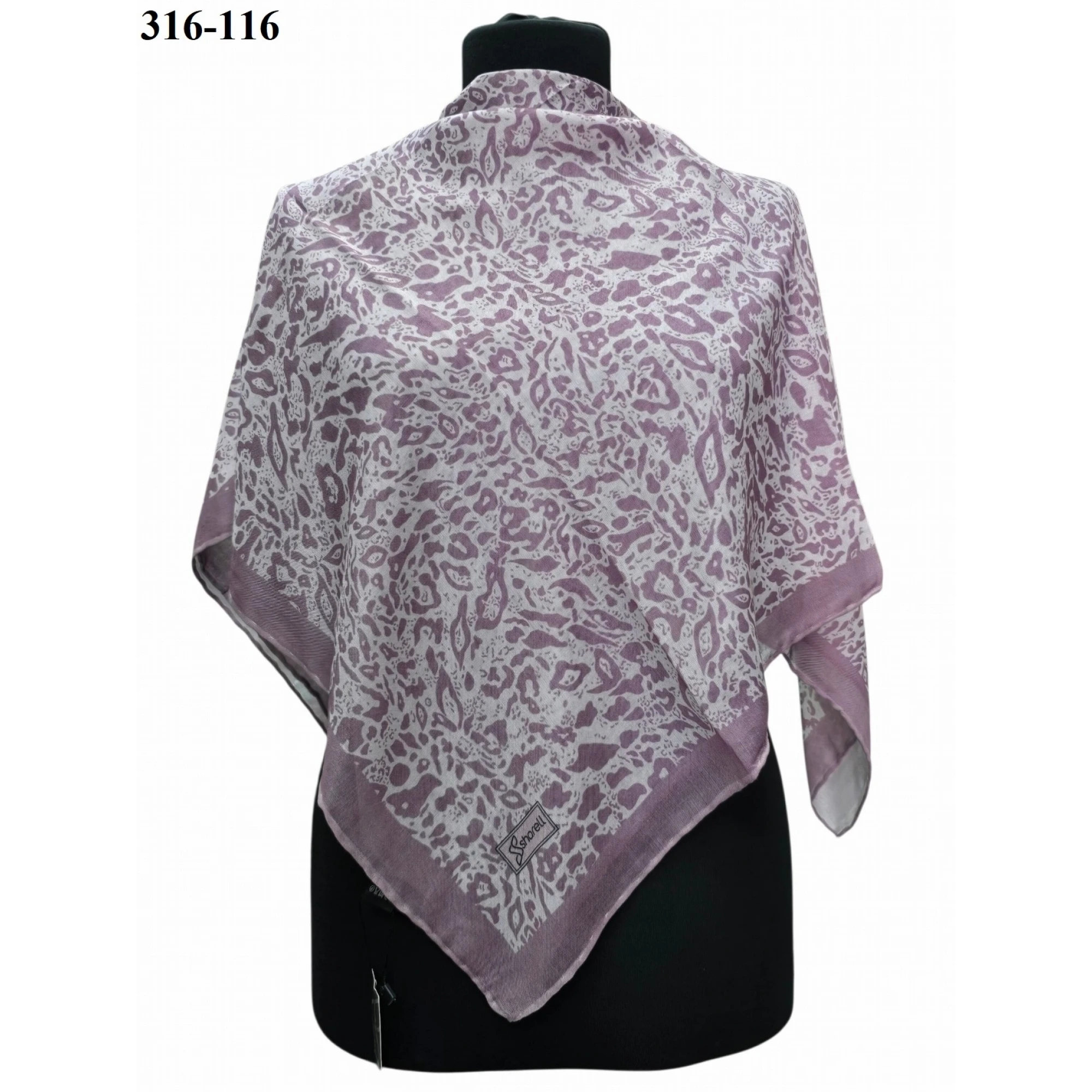 Sharell Desenli Soft Pamuk Eşarp 316-116