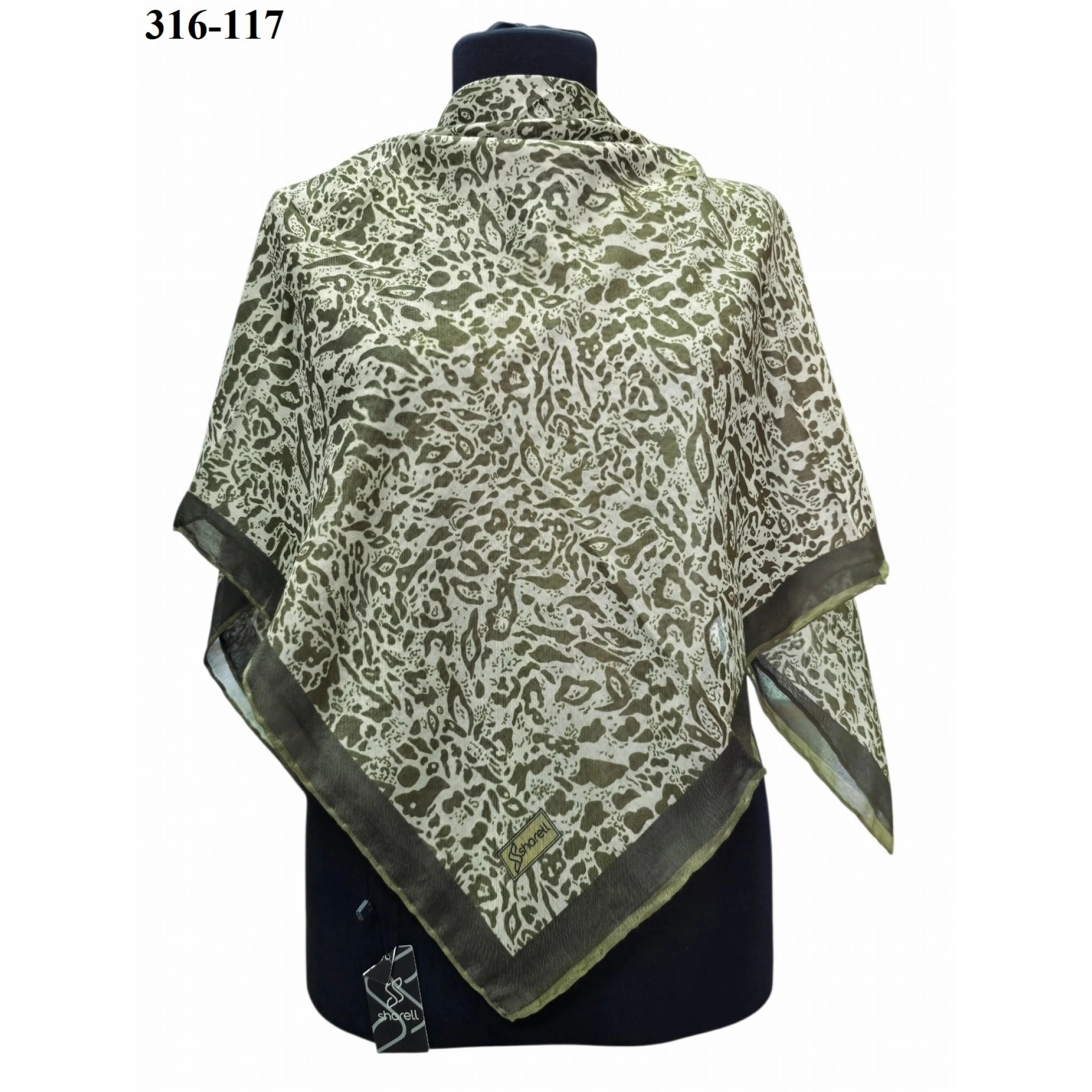 Sharell Desenli Soft Pamuk Eşarp 316-117