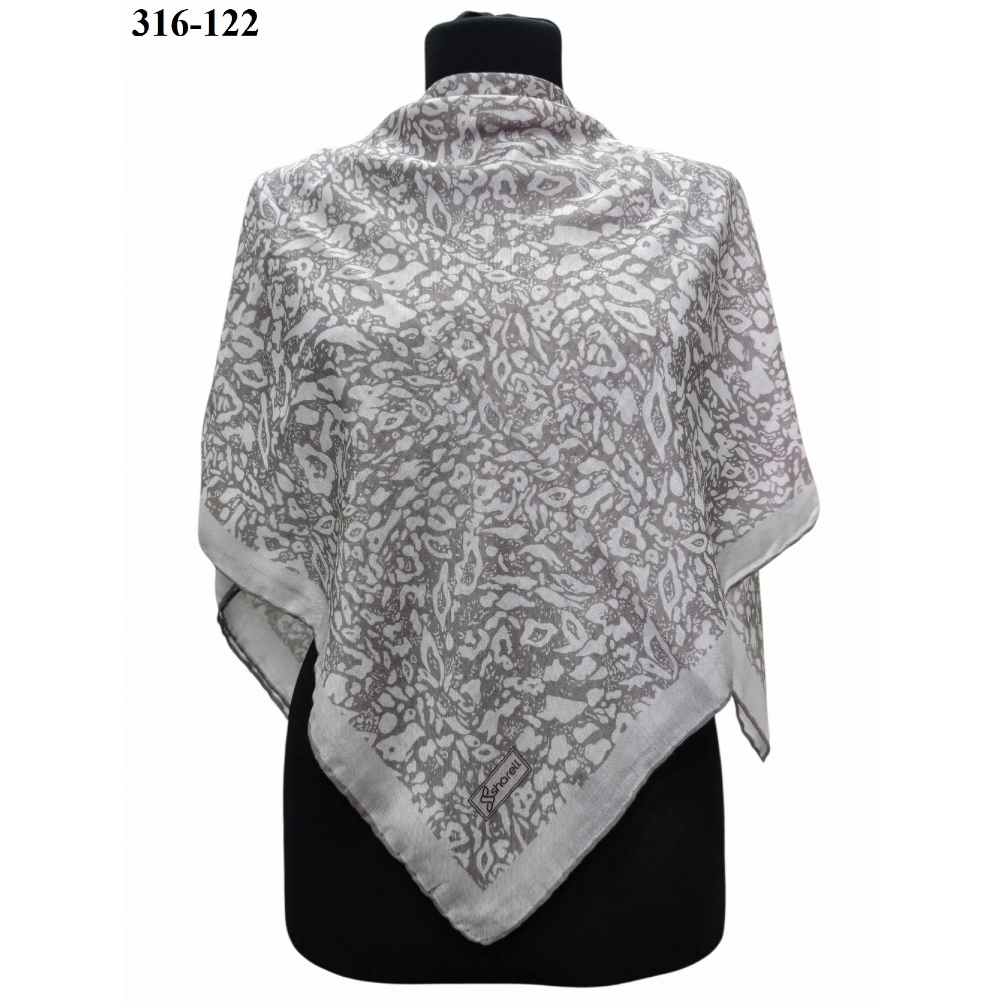 Sharell Desenli Soft Pamuk Eşarp 316-122