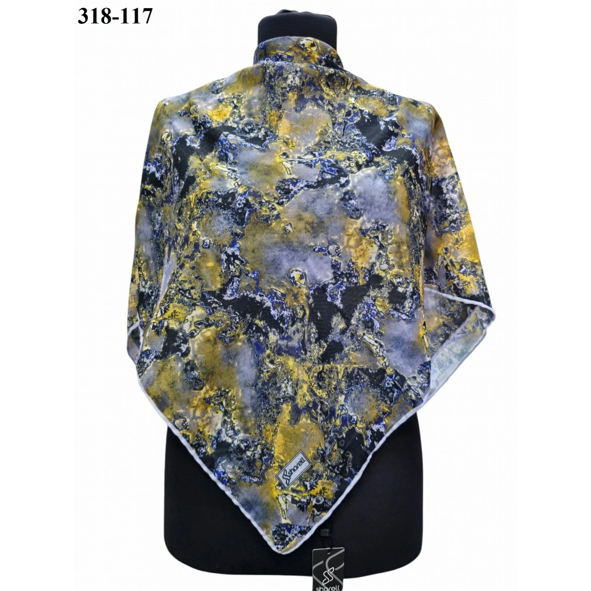Sharell Desenli Soft Pamuk Eşarp 318-117