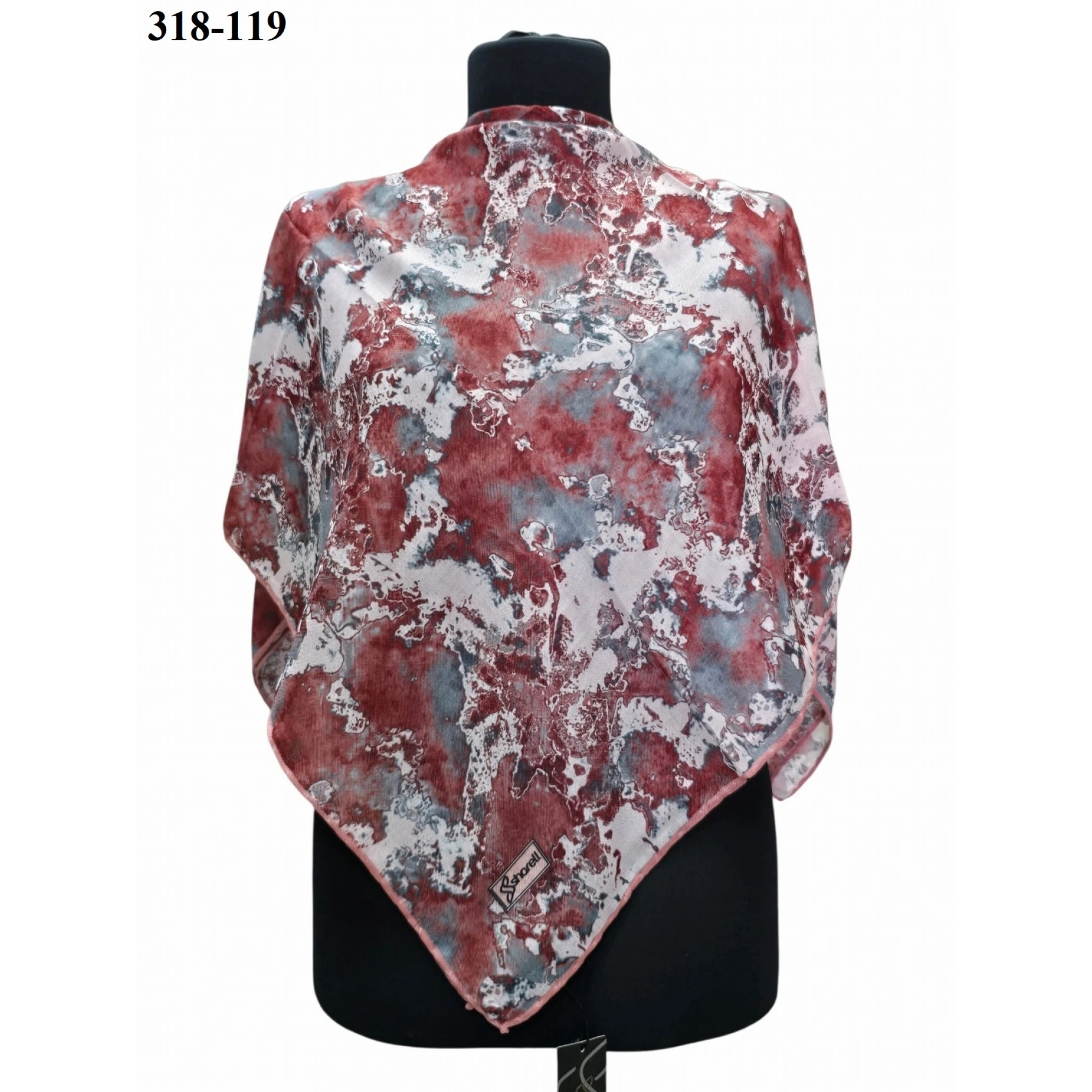 Sharell Desenli Soft Pamuk Eşarp 318-119
