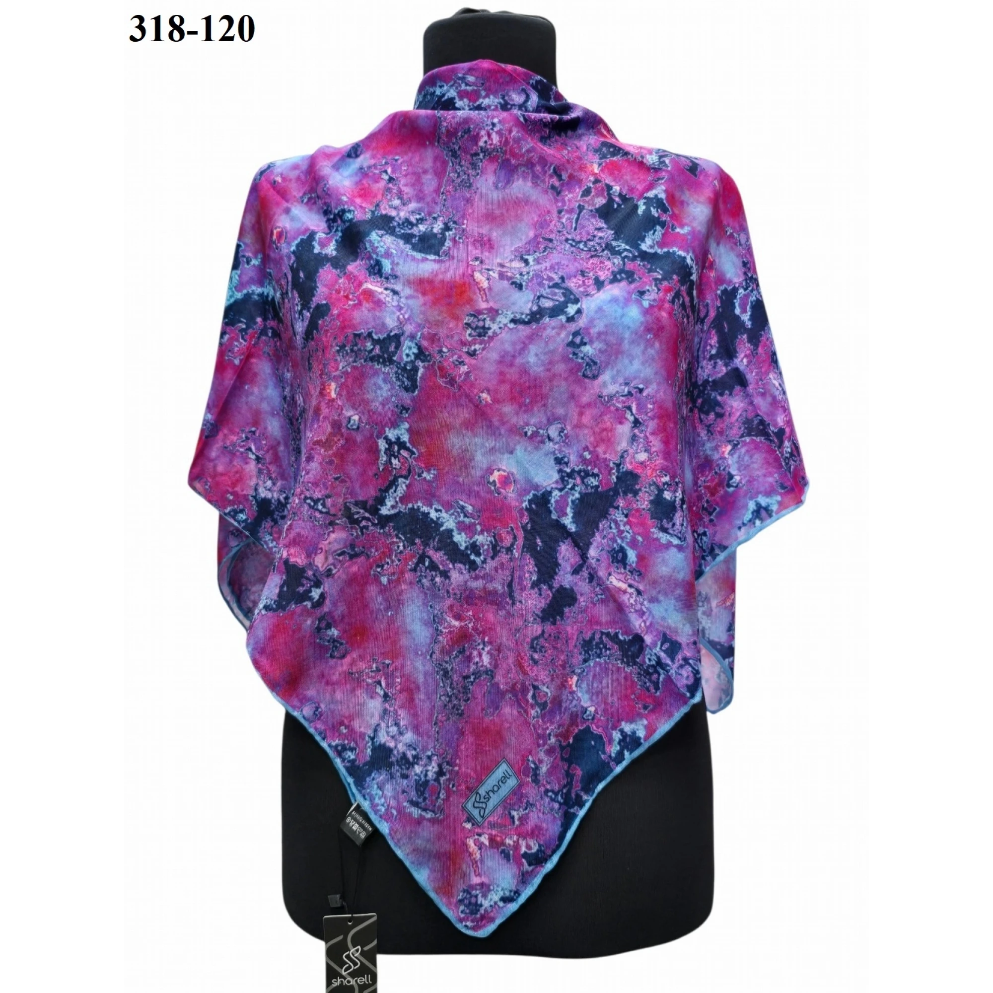 Sharell Desenli Soft Pamuk Eşarp 318-120