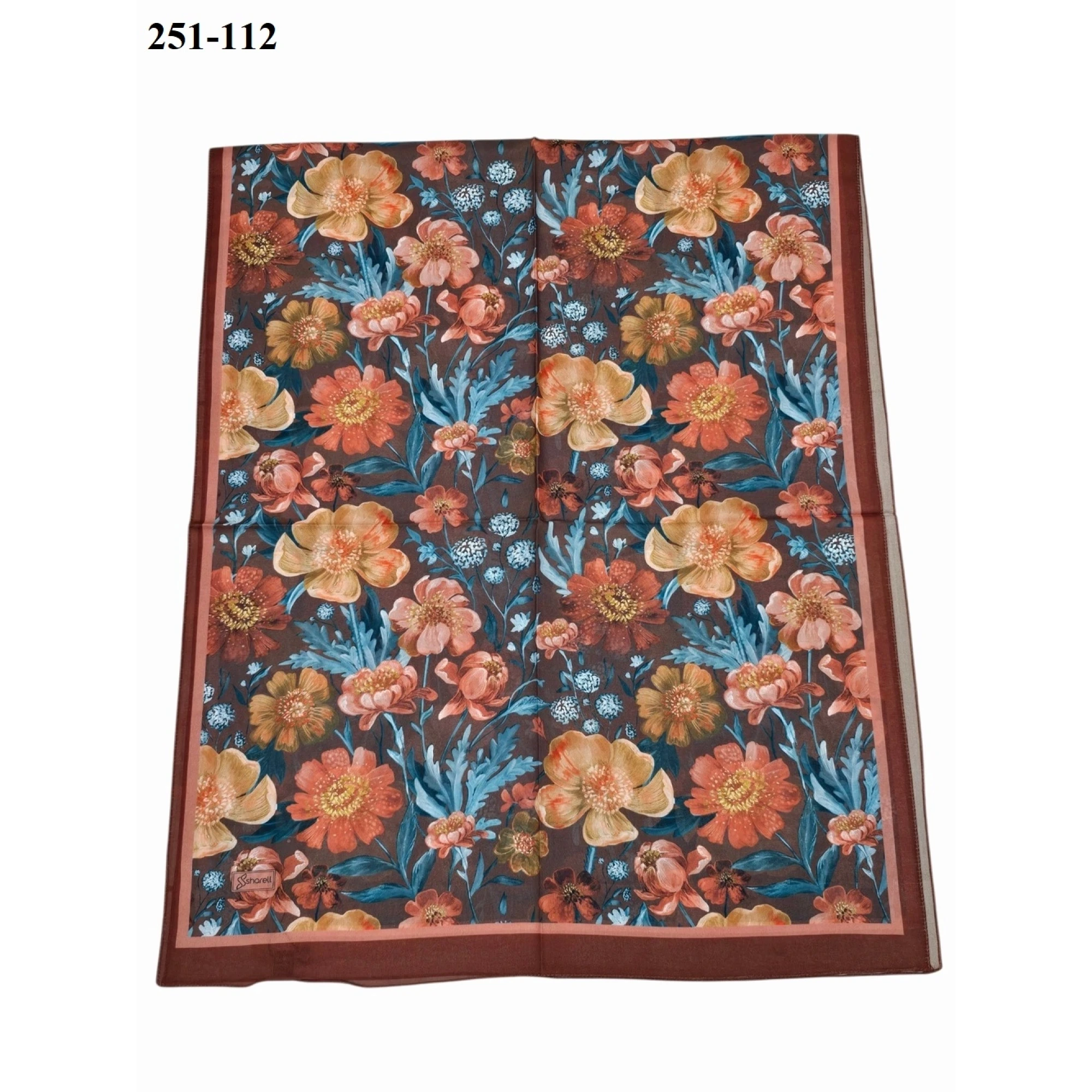 Sharell Fransız İpeği Şal (Bakır) 251-112