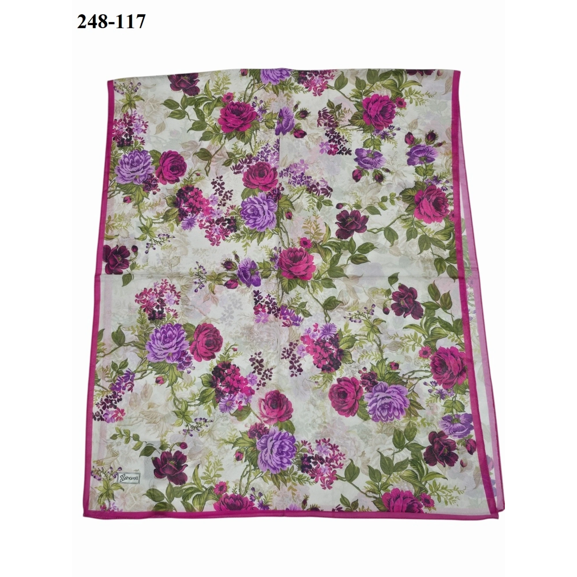 Sharell Fransız İpeği Şal (Fuşya) 248-117
