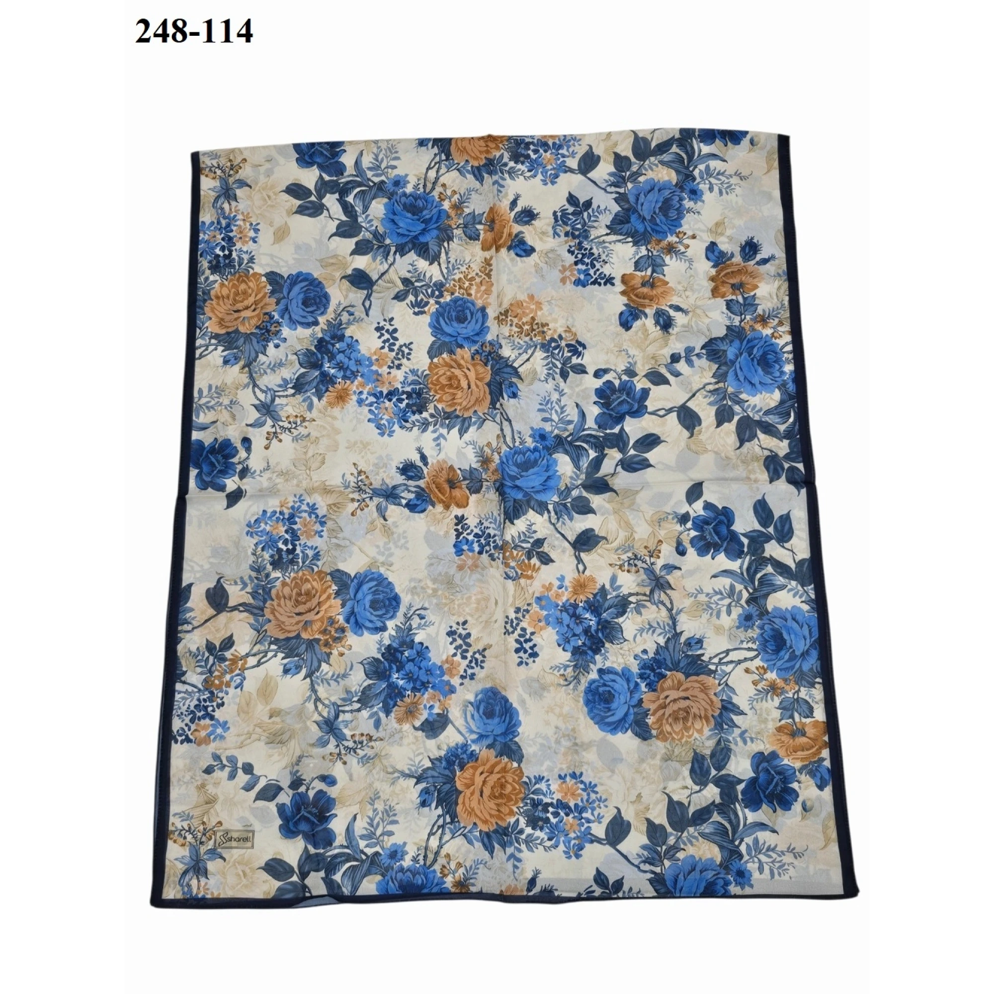 Sharell Fransız İpeği Şal (Lacivert) 248-114