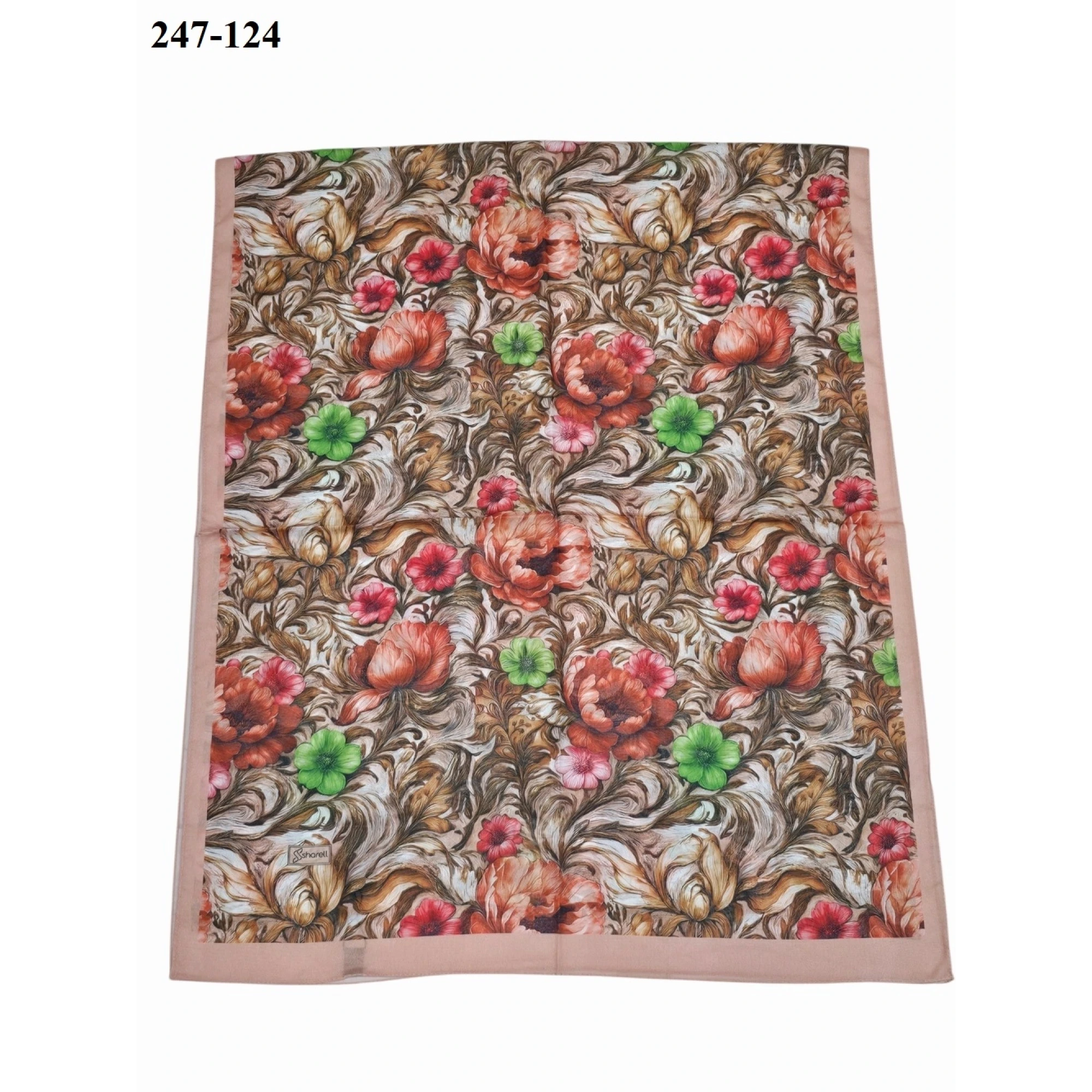 Sharell Fransız İpeği Şal (Pişmiş Ayva) 247-124