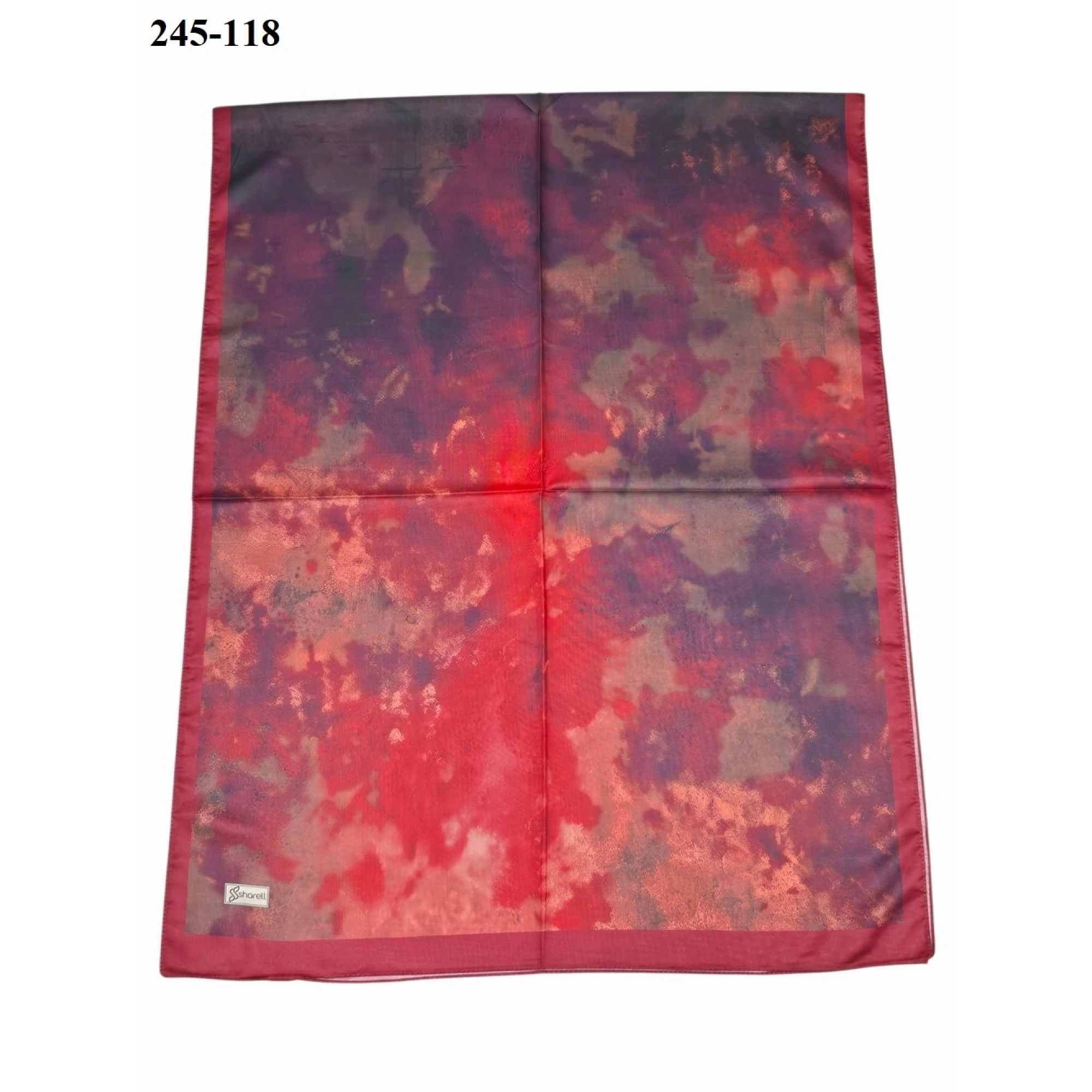 Sharell Soft Pamuk Şal (Bordo Serisi) 245-118