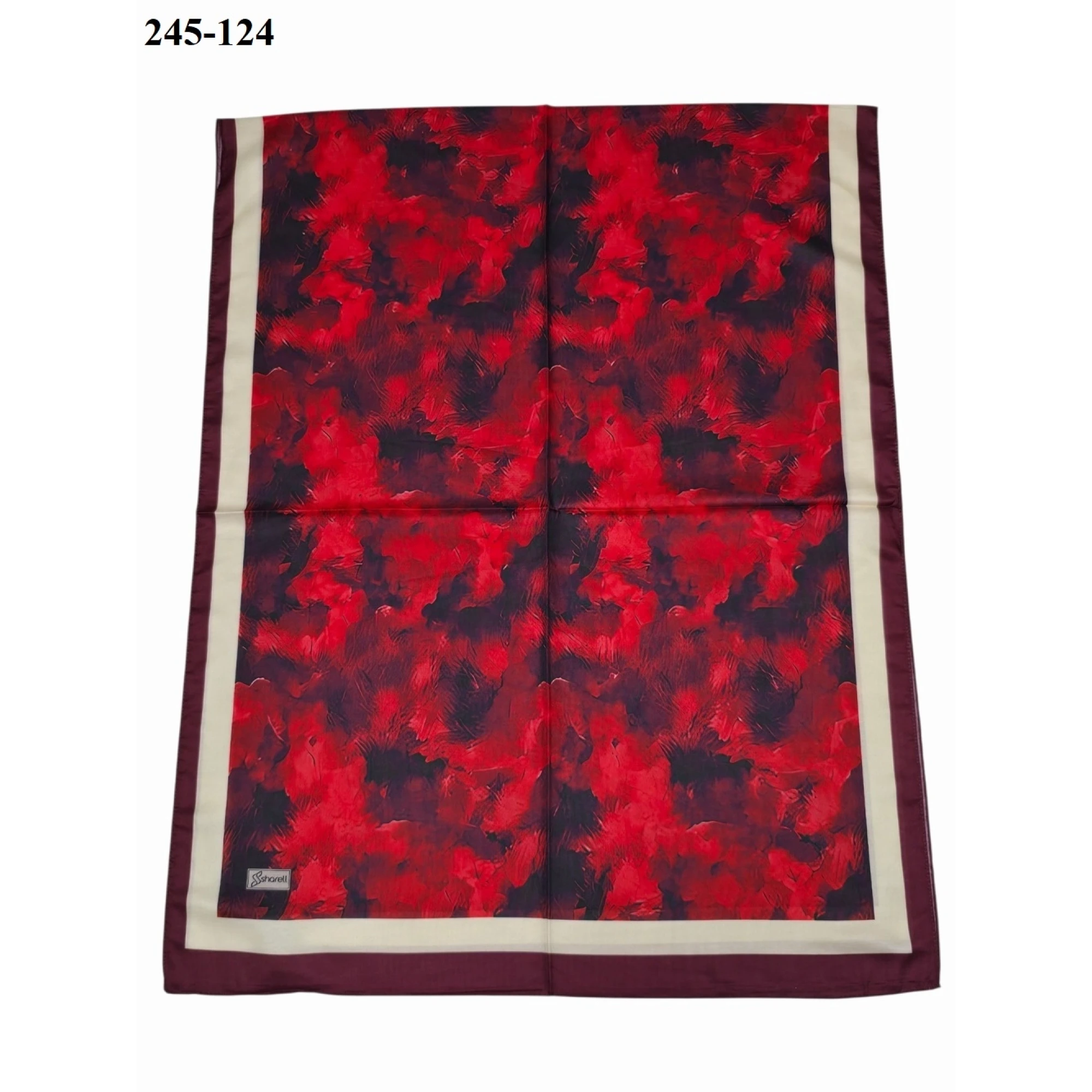 Sharell Soft Pamuk Şal (Bordo Serisi) 245-124