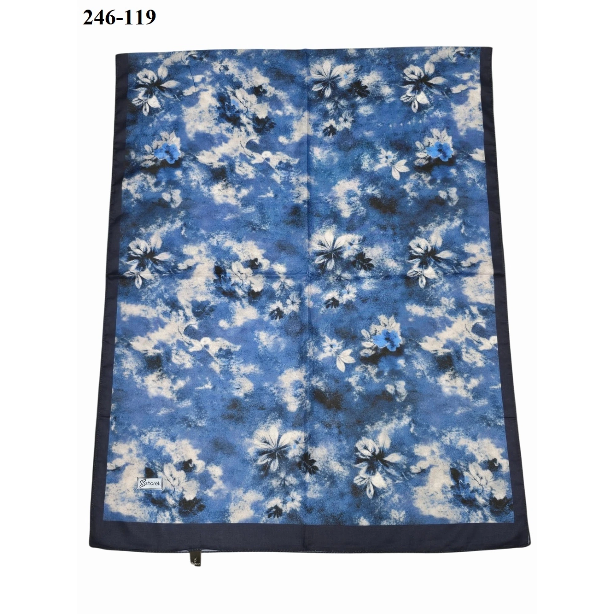 Sharell Soft Pamuk Şal (Lacivert Serisi) 246-119