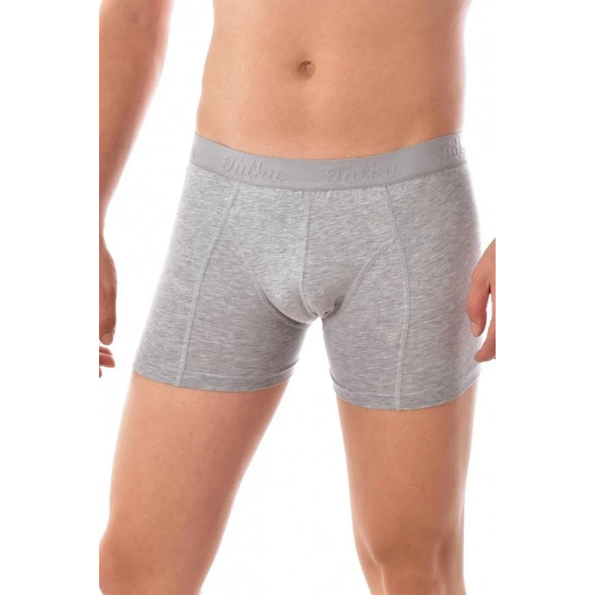 Tutku Likralı Erkek Boxer Gri 1 Adet