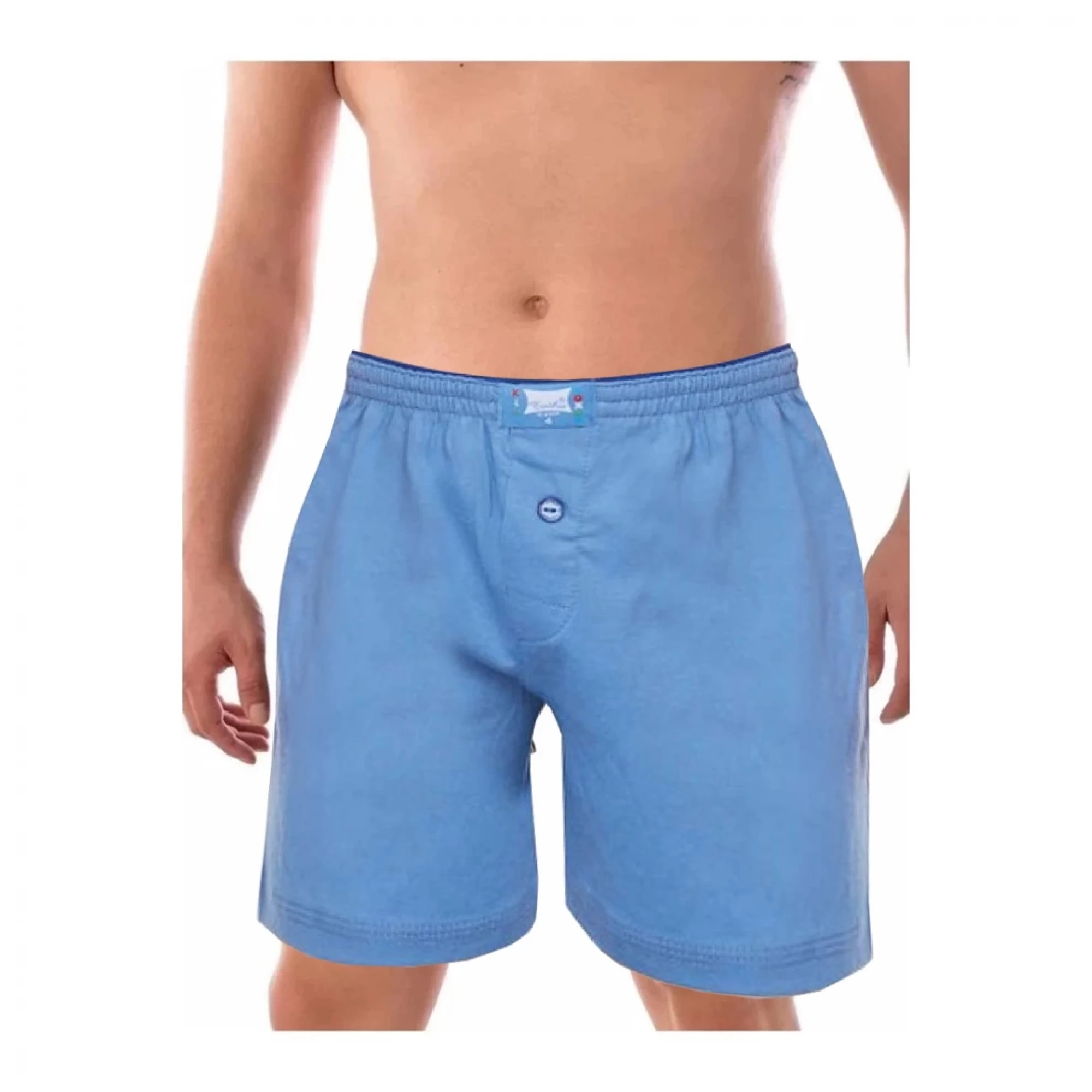 Tutku Likralı Erkek Boxer Mavi 1 Adet