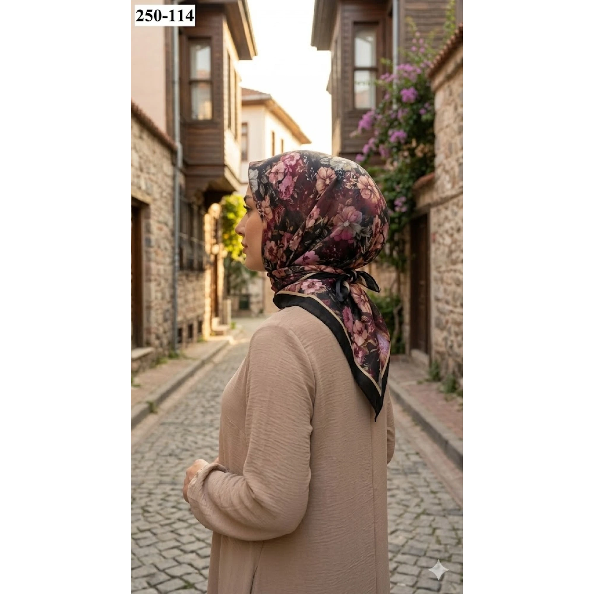 Velscarfs Soft Pamuk Parla Eşarp (Siyah) 250-114