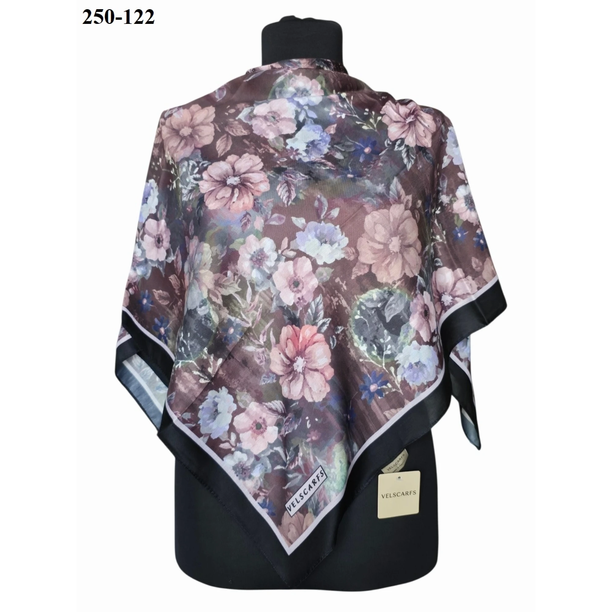 Velscarfs Soft Pamuk Parla Eşarp (Siyah) 250-122
