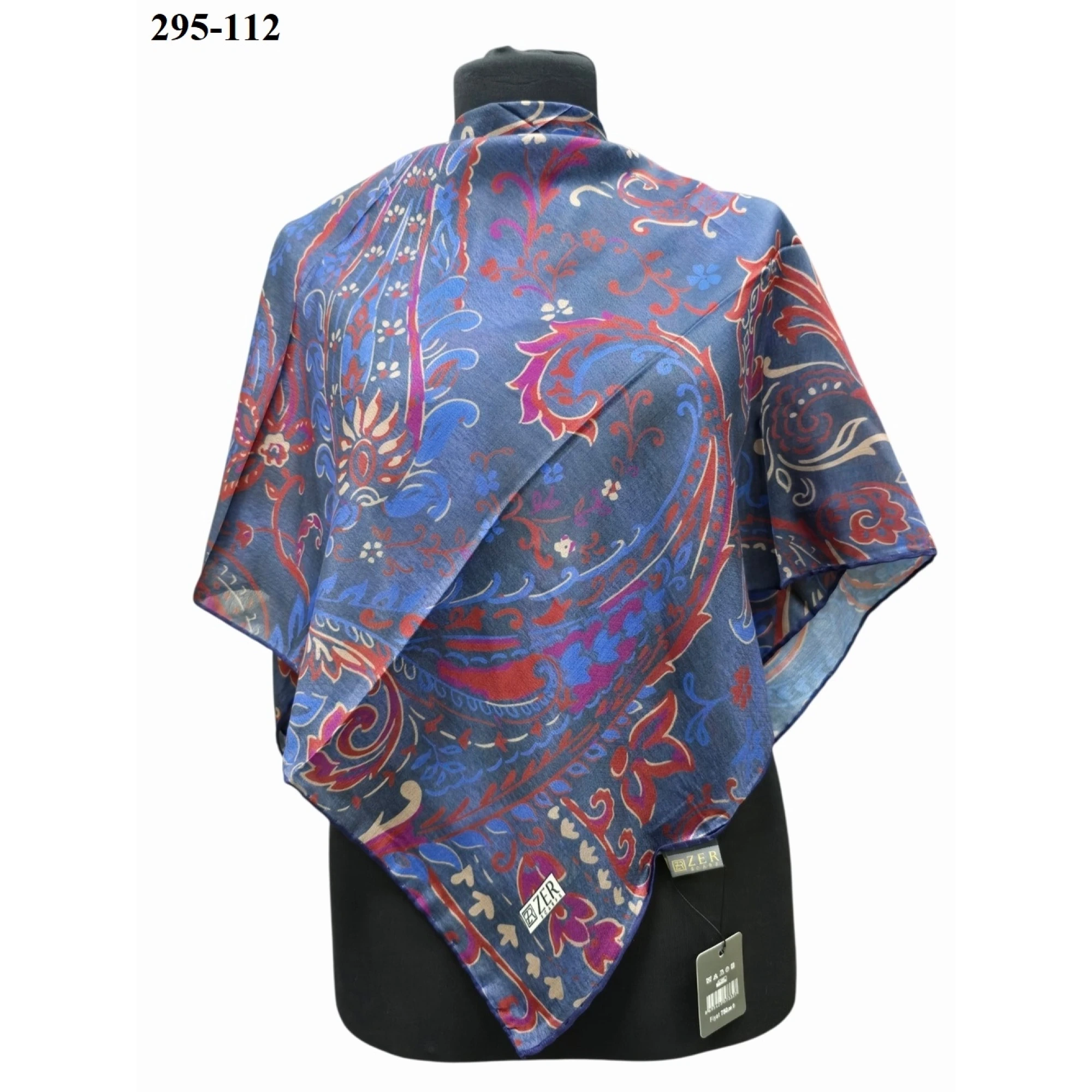 Zer Scarfs Dijital Soft Pamuk Eşarp 295-112