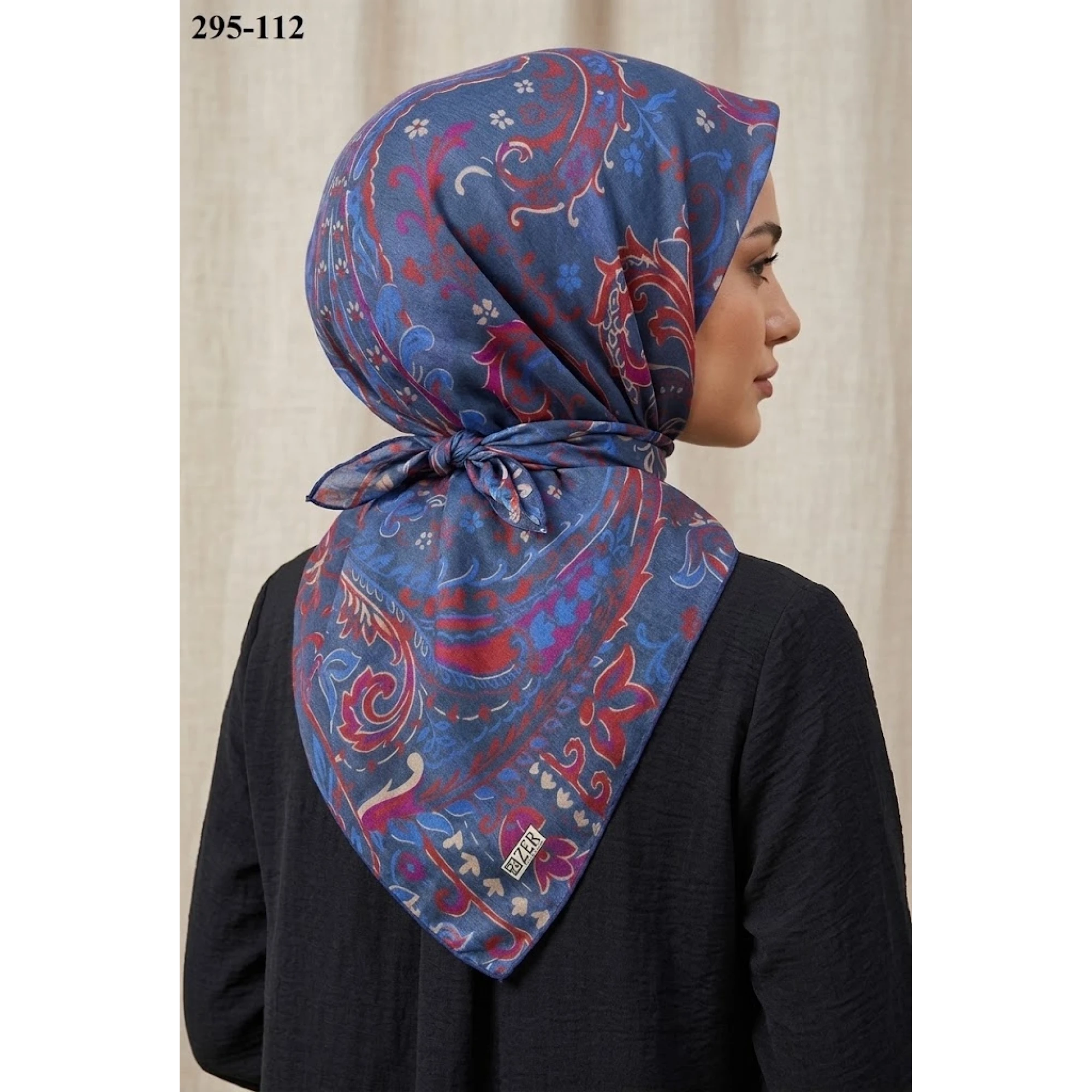 Zer Scarfs Dijital Soft Pamuk Eşarp 295-112