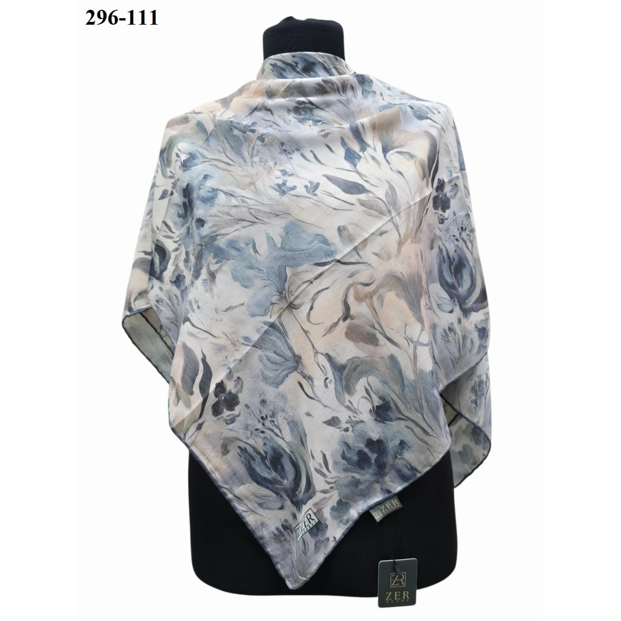 Zer Scarfs Dijital Soft Pamuk Eşarp 296-111