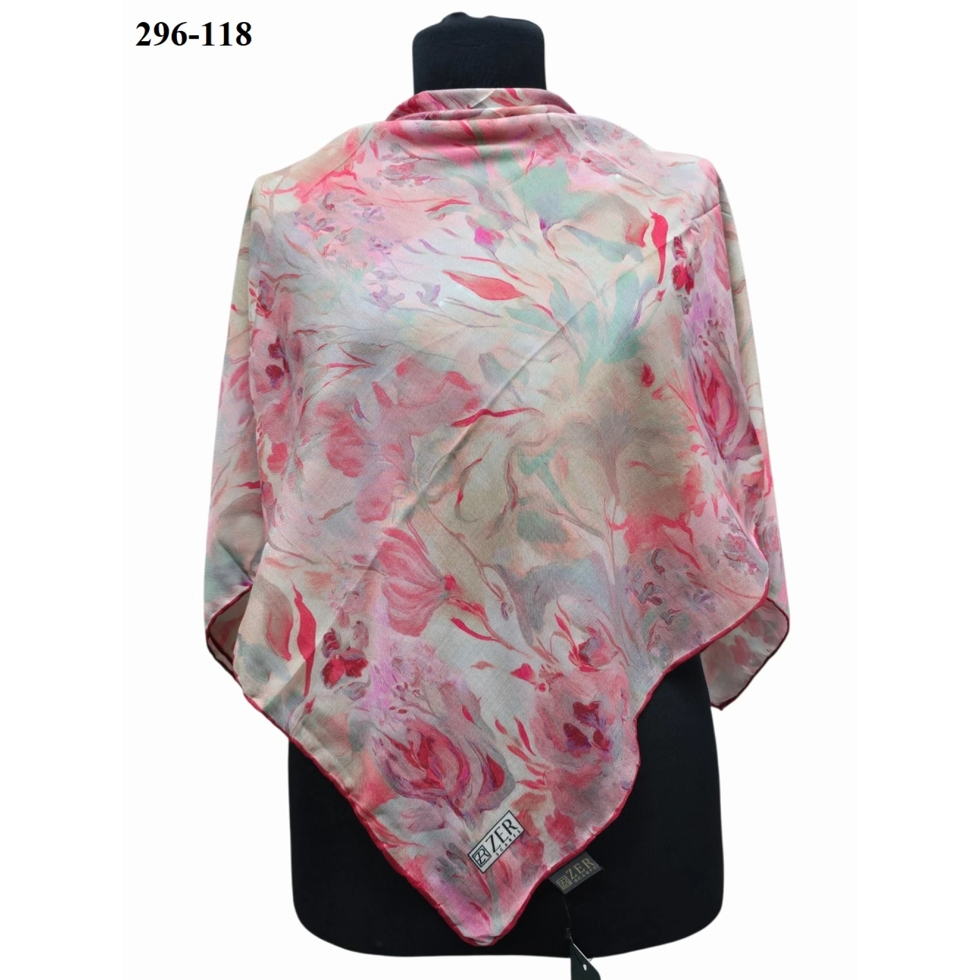 Zer Scarfs Dijital Soft Pamuk Eşarp 296-118