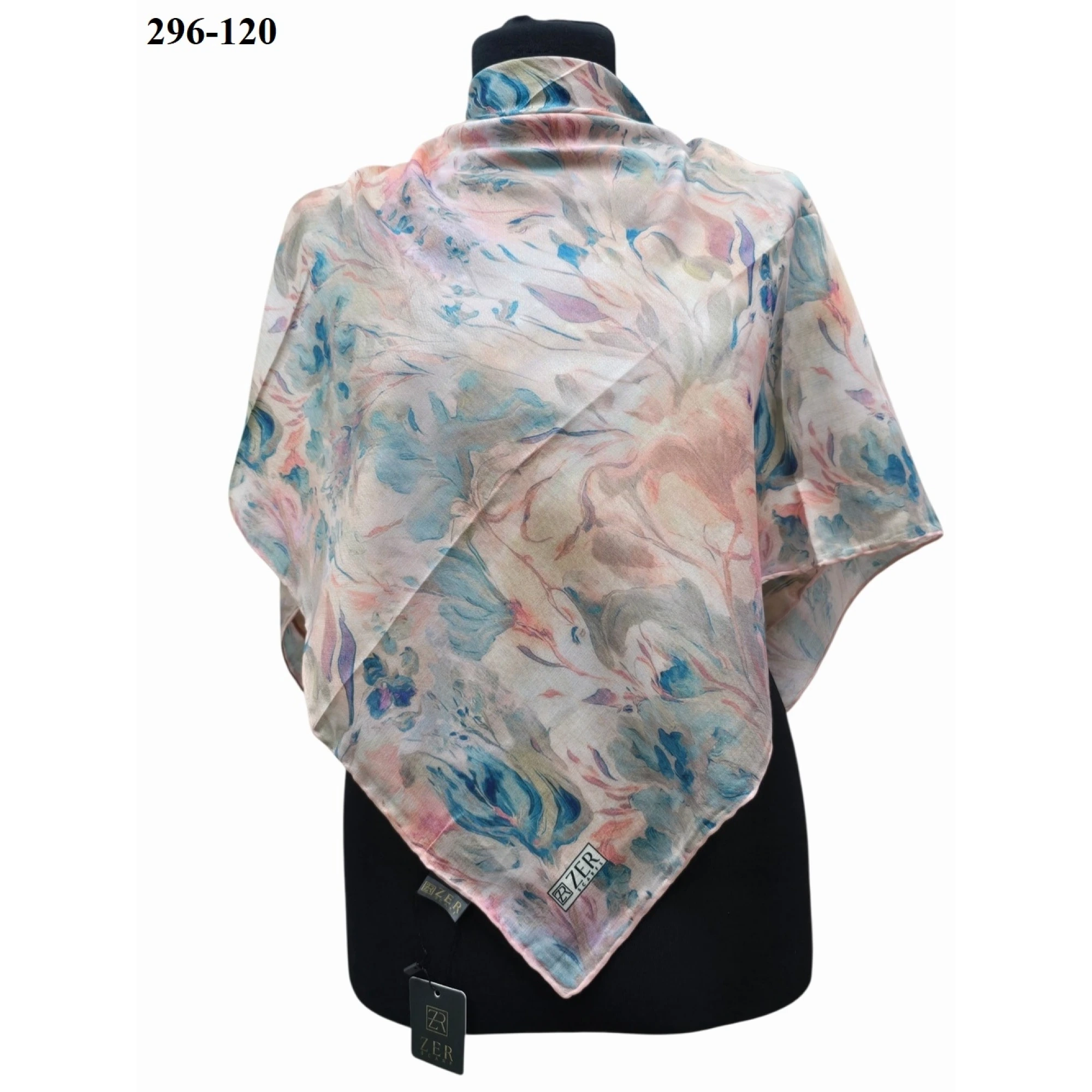 Zer Scarfs Dijital Soft Pamuk Eşarp 296-120