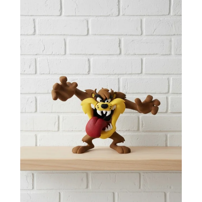 15 cm Tazmanya Canavarı Figürü Çizgi Karakter Koleksiyonluk Biblo