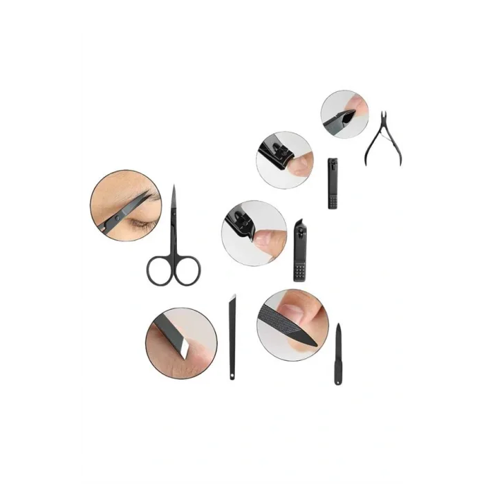 17 Parça Manikür Seti El ve Ayak Bakımı Törpü Cımbız Tırnak Temizleme