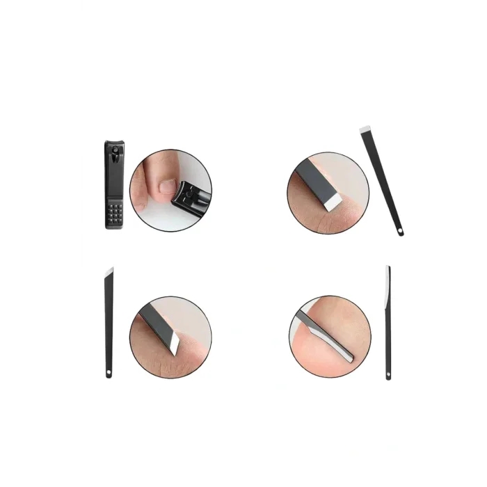 17 Parça Manikür Seti Taşınabilir Özel Çantalı El ve Ayak Bakımı Tırnak Batığı Temizleme