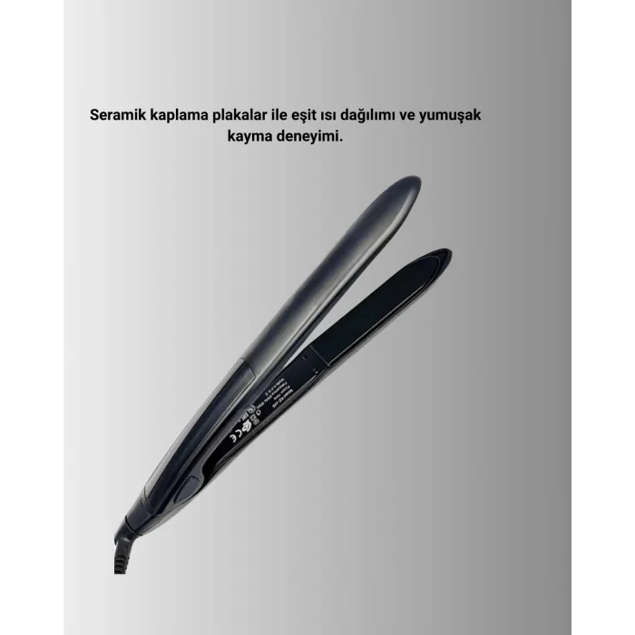 2025 Seri Profesyonel Isı Ayarlı Titanyum Kaplama Saç Düzleştirici Dijital Ekranlı