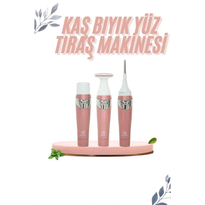 3 İn 1 Epilasyon Aleti Hassas Ciltlere Özel Uzun Ömürlü Kaş Yüz Burun