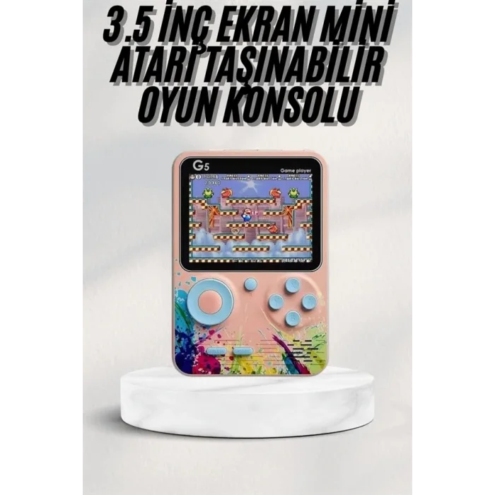3 İnç Ekran 500 Oyunlu Game Box Mini Taşınabilir Oyun Konsolu