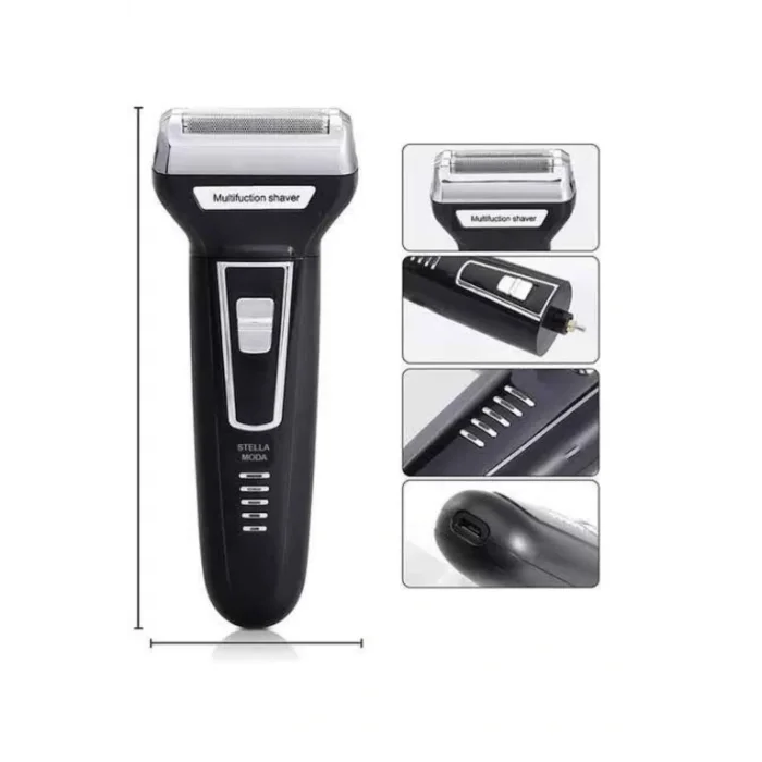 3lü Set Saç Sakal Kesme Traş Makinesi Burun Kılı Alma Tıraş Makinesi