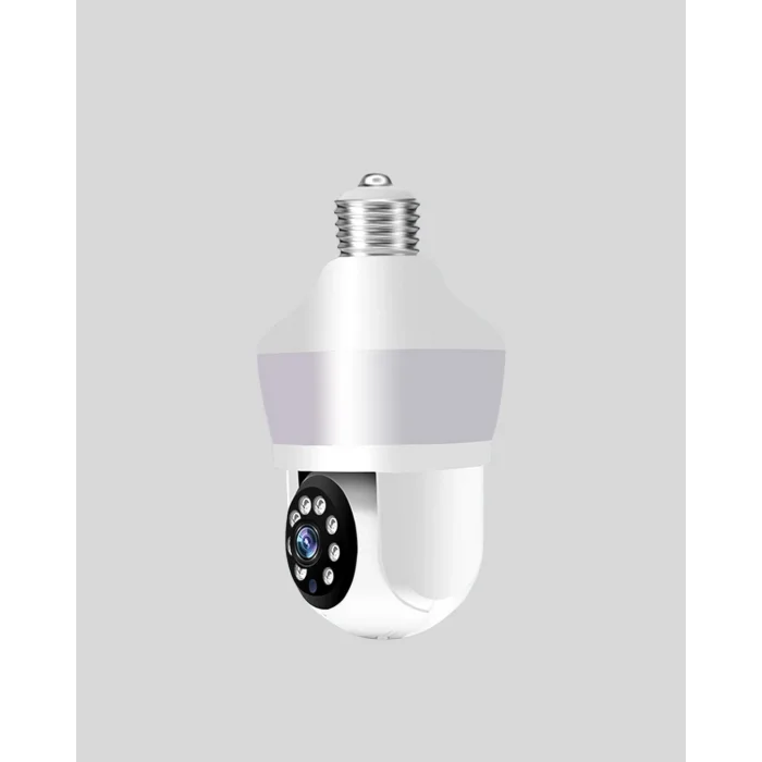 360° Full HD Wi-Fi Akıllı Ampül Kamera Gece Görüşlü