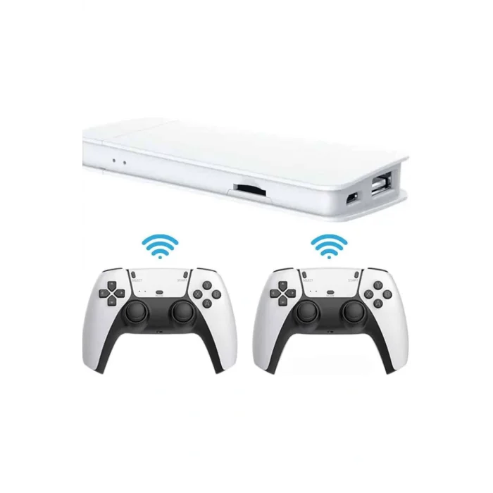 3D Çift Oyun Kollu 4K HD Ekran Nostaljik 20.000 Oyunlu Beyaz Game Box