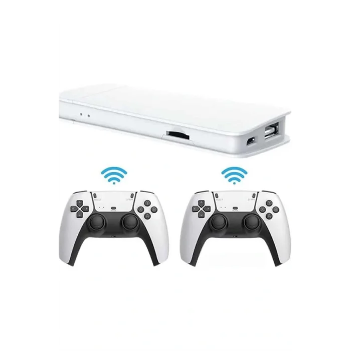 3D Çift Oyun Kollu 4K HD Ekran Nostaljik 20.000 Oyunlu Beyaz Game Box