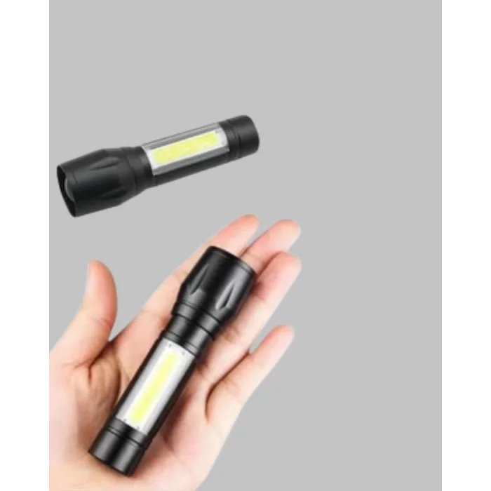 4 Mod Şarjlı Işıldak | Ultra Güçlü Cree LED | Su Geçirmez Alüminyum Gövde