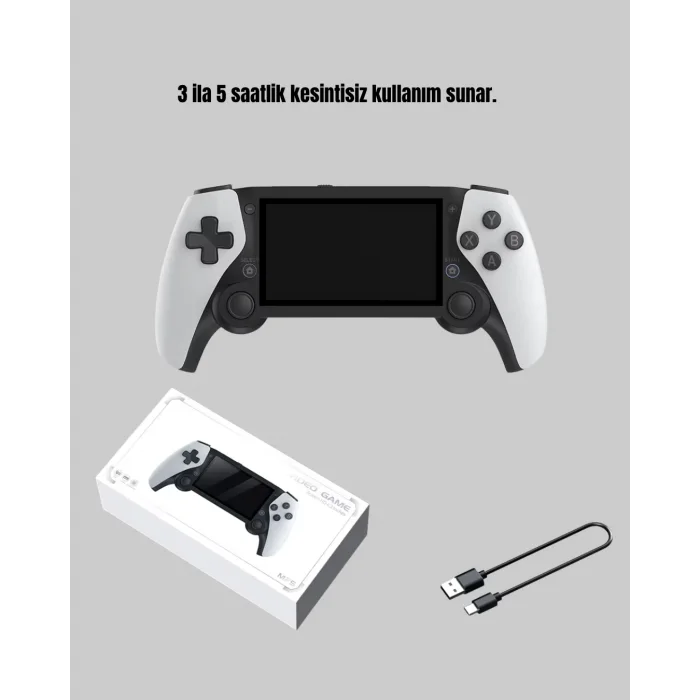 4.3 İnç Ekranlı Retro Oyun Konsolu – 64 GB Hafızalı, Şarjlı ve Multimedya Destekli