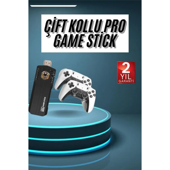 4k Kablosuz Çift Kol Retro Oyunlar 20000 Oyunlu Atari